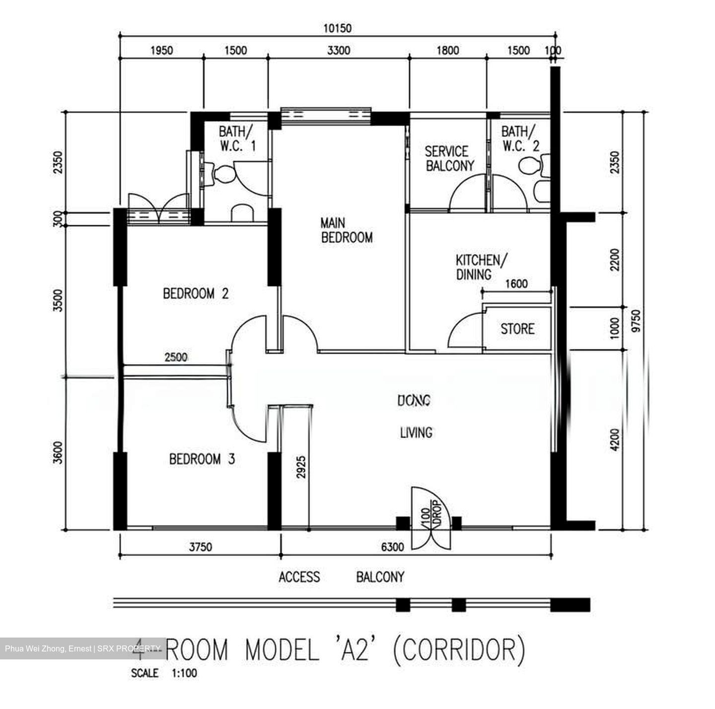 Blk 911 Hougang Street 91 (Hougang), HDB 4 Rooms #566637741